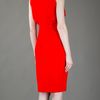 Paul Smith Sleeveless Dress in Red (orange) - Lyst