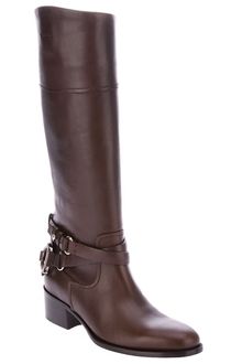 Ralph Lauren Knee High Biker Boot - Lyst