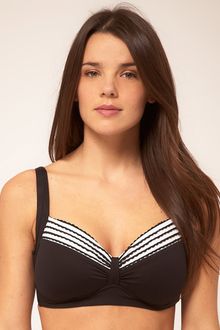 Seafolly Wavey Stripe D Cup Halter Bikini Top - Lyst
