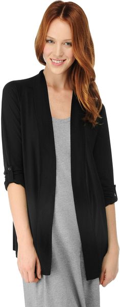 Splendid Light Jersey Cardigan - Lyst