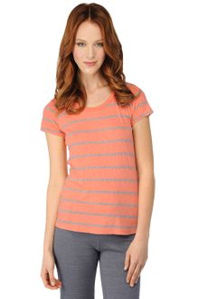 Splendid Nutmeg Stripe Crew Neck Top - Lyst