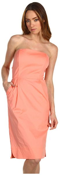  Ultra Poplin Strapless Dress 