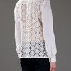 Tory Burch Mora Blouse in White - Lyst