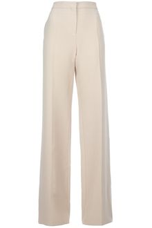 Valentino Wide Leg Silk Trouser - Lyst