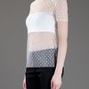 Worth Paris Sheer Blouse in White - Lyst