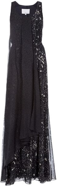 3.1 Phillip Lim Maxi Dress in Black - Lyst