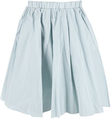 Acne Romantic Taff Skirt in Green (mint) - Lyst