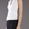 Akris Punto Sleeveless Top in White - Lyst