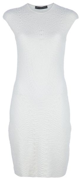 Alexander McQueen Jaquard Dress - Lyst