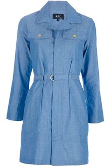 A.P.C. Belted Dress - Lyst