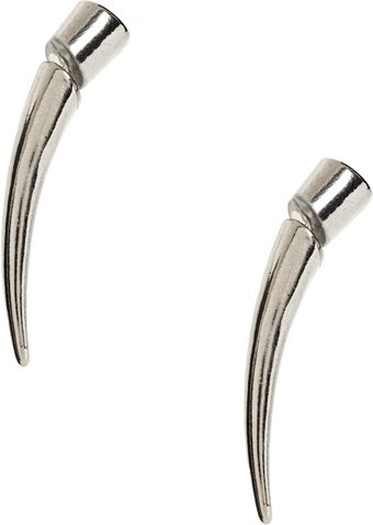 Asos Long Metal Spike Earrings - Lyst