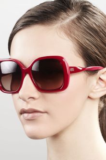 Balenciaga Squared Plastic Sunglasses Fuchsia - Lyst