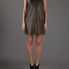 Balenciaga Leather Dress in Green - Lyst