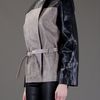 Balenciaga Belted Jacket in Gray (grey) - Lyst