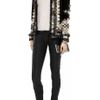 Balmain Embellished Suede Jacket in Black - Lyst