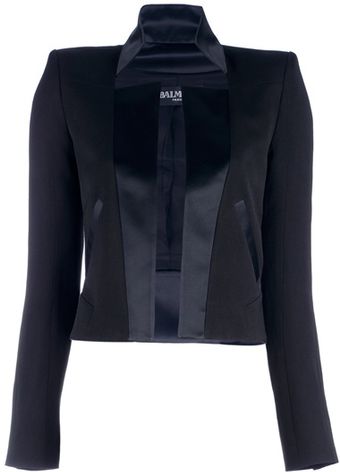 Balmain Structured Blazer - Lyst