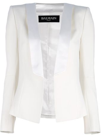 Balmain Structured Blazer - Lyst