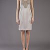 Bottega Veneta Corset Dress in Gray (grey) - Lyst