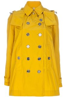 Burberry Brit Double Breasted Coat - Lyst