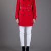 Burberry Brit Trench Coat in Red - Lyst