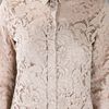 Burberry Lace Shirt in Brown - Lyst