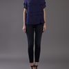 By Malene Birger Ansara Sequin Shoulder Top in Blue (navy) - Lyst