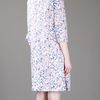 Cacharel Printed Dress in Blue (white) - Lyst