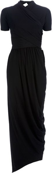 Carven Maxi Dress in Black - Lyst