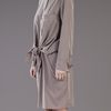 Carven Front Tie Dress in Brown (tan) - Lyst