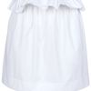 Chloé Full Skirt in White - Lyst