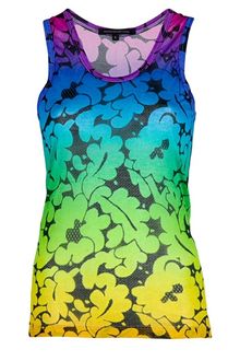 Christopher Kane Lace Print Tank - Lyst