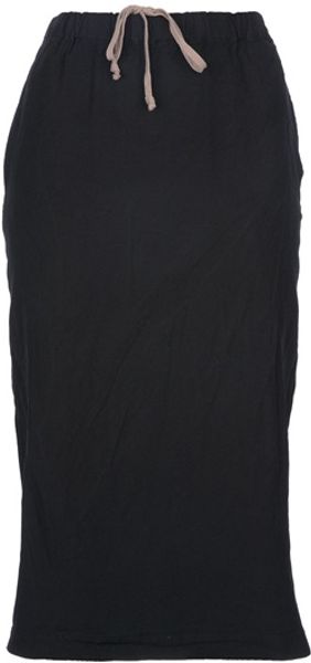 Comme Des Garçons Crinkled Skirt in Black - Lyst