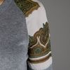 D&g Silk Panel Top in Gray (grey) - Lyst