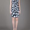 Diane Von Furstenberg Printed Dress in Gray (black) - Lyst