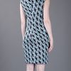 Diane Von Furstenberg Petal Print Silk Dress in Blue - Lyst