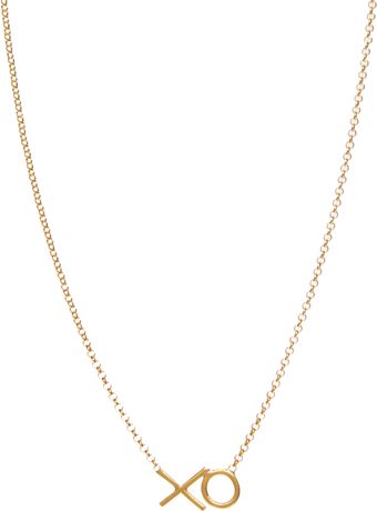 Dogeared Dogeared Xo Necklace - Lyst