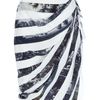 Dries Van Noten Savana Skirt in Black (white) - Lyst