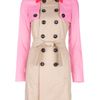 Dsquared2 Block Coloured Trench Coat in Beige (nude) - Lyst