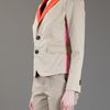 Dsquared2 Contrast Collar Jacket in Beige (nude) - Lyst
