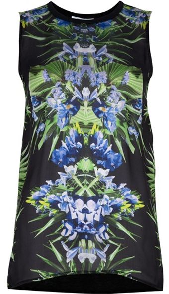 Givenchy Flower Print Top - Lyst