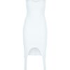 Givenchy Cutout Panel Dress in White - Lyst