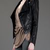 Helmut Lang Cropped Jacket in Black - Lyst