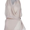 Helmut Lang Layered Shroud Sleeveless Top in Beige (nude) - Lyst