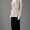 Helmut Lang Layered Shroud Sleeveless Top in Beige (nude) - Lyst