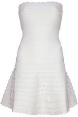 Hervé Léger Strapless Dress
