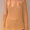 Jen Kao Marceline Sweater in Beige - Lyst