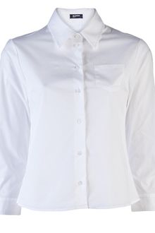Jil Sander Navy Three Quarter Sleeve Shirt - Lyst