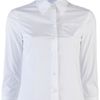 Jil Sander Cropped Oxford Shirt in White - Lyst