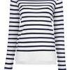 Joseph Striped Jumper in Black (cream) - Lyst