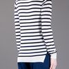 Joseph Striped Jumper in Black (cream) - Lyst